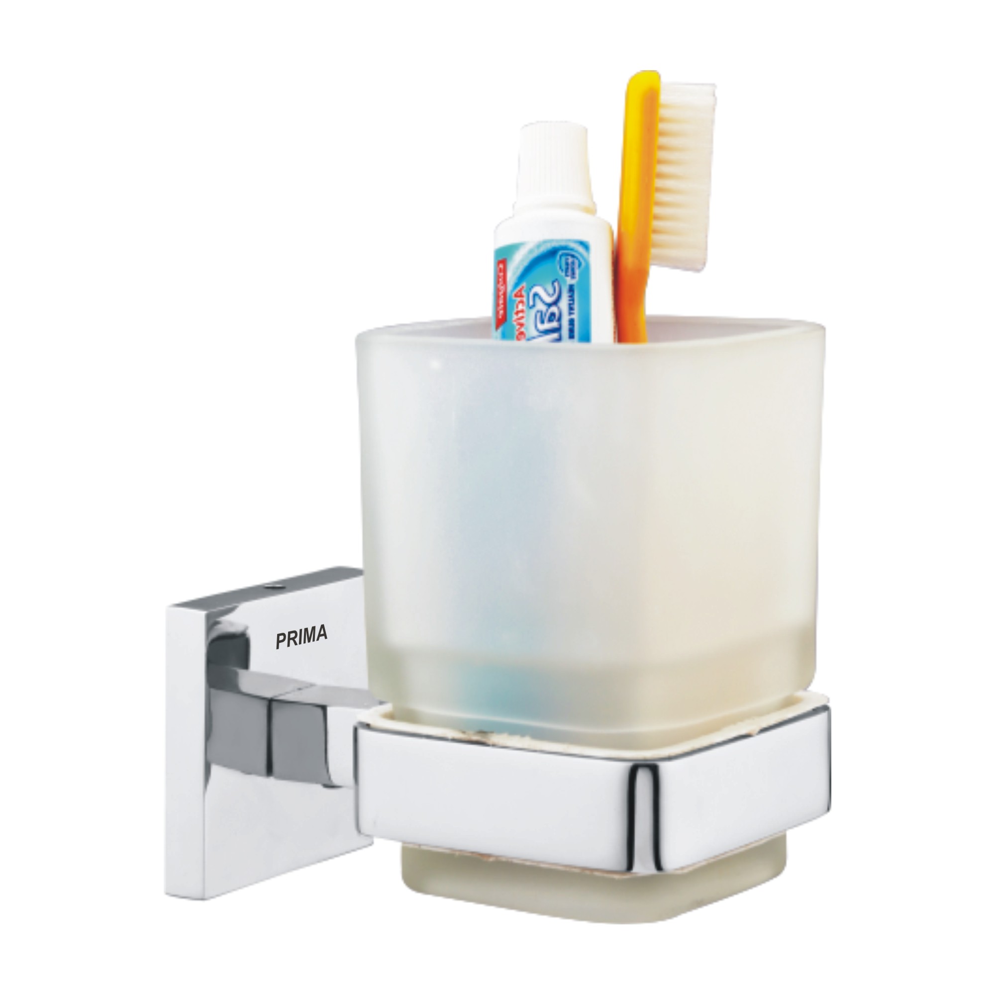 C.P Tooth Paste  Holder with Glass